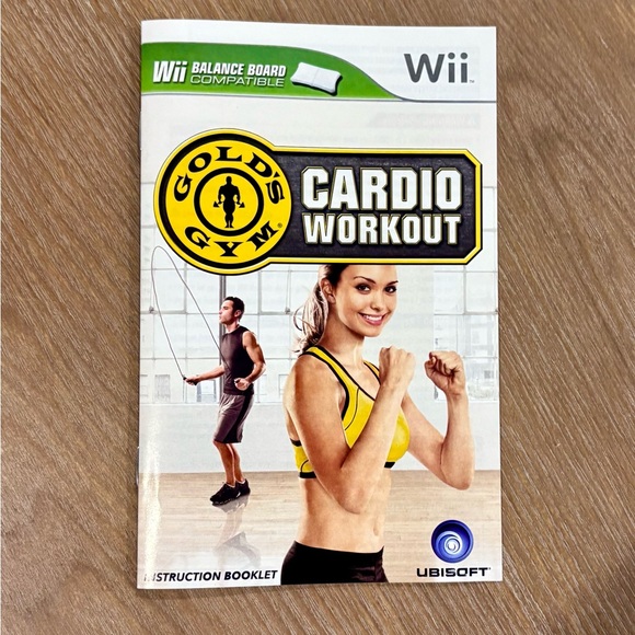 Nintendo Other - Wii Gold’s Gym Cardio Workout Game - Complete with Case & Manual